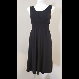 Black Jersey Knit Dress